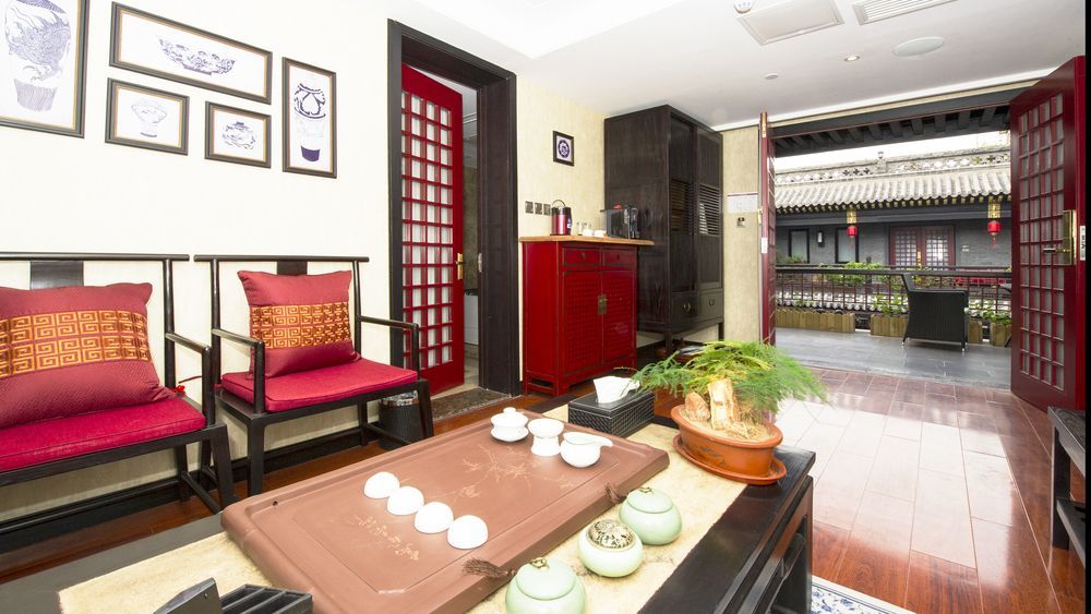 Fuxue Qiuguo Hotel Beijing Nanluoguxiang Siheyuan Branch Dış mekan fotoğraf